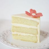 8x3-SOUR CREAM VANILLA BEAN CAKE WITH FRENCH SOUR CREAM BUTTERCREAM