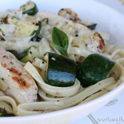 Lemon Zucchini Fettucine