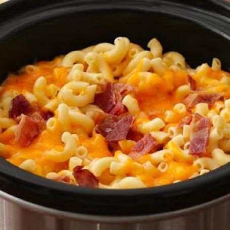 Slow Cooker Bacon-Topped Mac 'n Cheese