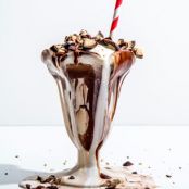 Black and White Malted Milkshake