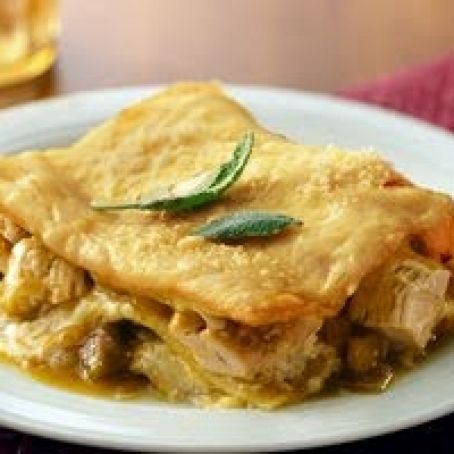 Green Chile Chicken Lasagna