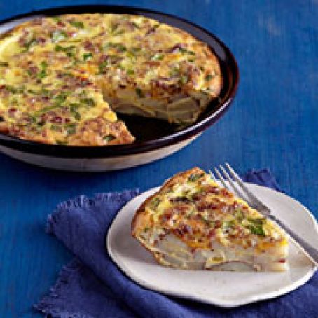 Cheddar, Bacon & Potato Frittata