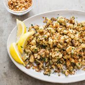 Skillet-Roasted Cauliflower with Garlic and Lemon