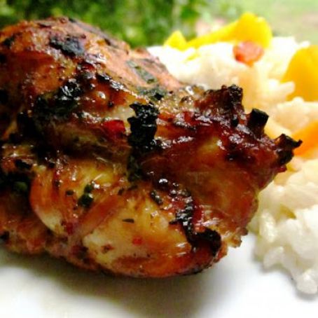 Thai Grilled Chicken Thighs