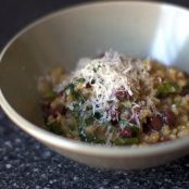 Barley Risotto with Beans and Greens
