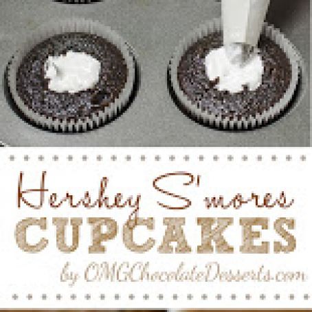 Hershey S’mores Cupcakes