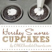 Hershey S’mores Cupcakes