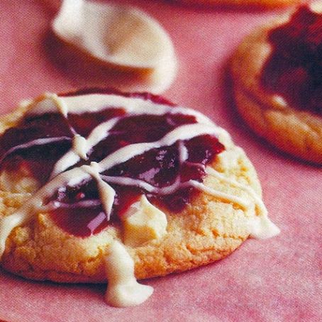 White Chocolate and Raspberry Cookies