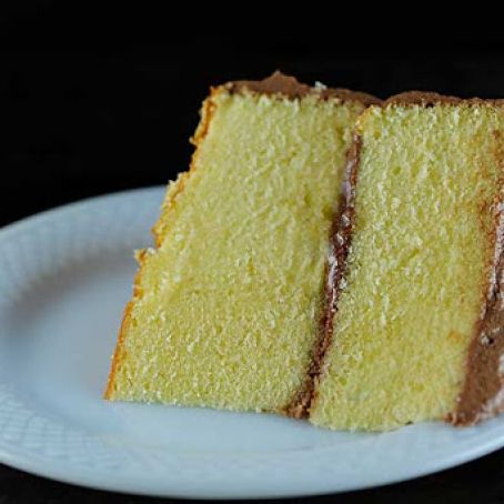 Classic Yellow Cake Recipe (9 inch pans)