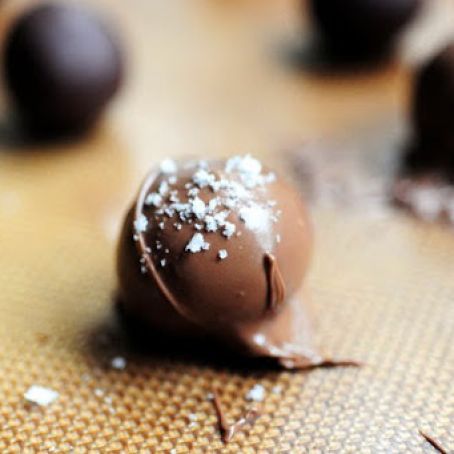 Chocolate Truffles with Sea Salt