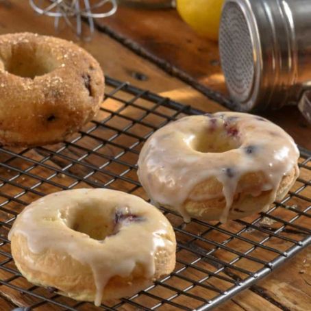 lemon Blueberry Donuts, GF