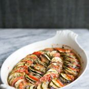 Zucchini, Eggplant, Tomato Gratin