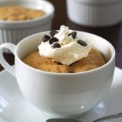 S.F. Peanut Butter Chocolate Chip Mug Cakes