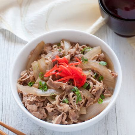 'Japanese Beef Bowl (Gyū-don)