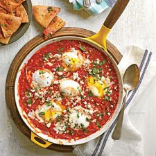 Eggs Simmered in Tomato Sauce
