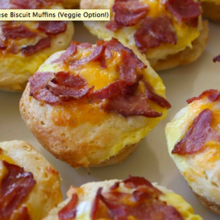 Bacon, Egg & Cheese Biscuit Muffins/Vicky/ Pinterest