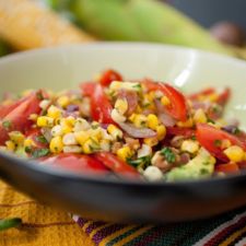 Pan-Roasted Corn and Tomato Salad