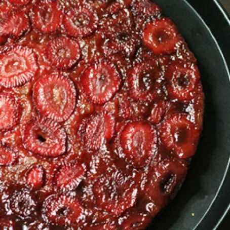 STRAWBERRY UPSIDE-DOWN CAKE