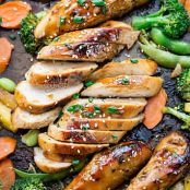 SHEET PAN TERIYAKI CHICKEN WITH VEGETABLES