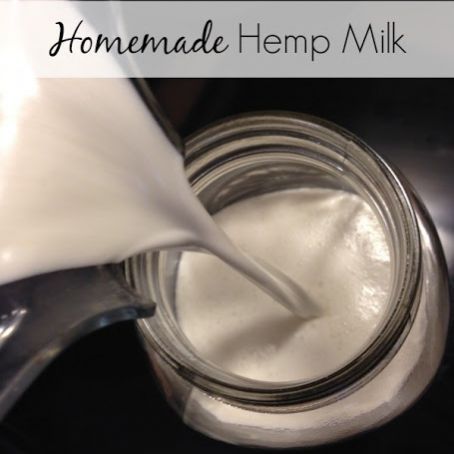 Homemade Hemp Milk
