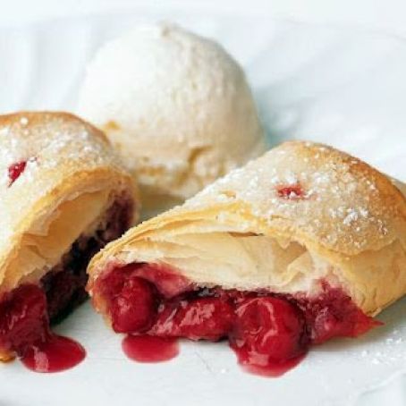 SOUR CHERRY STRUDELS