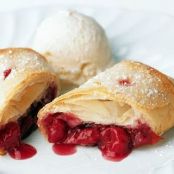 SOUR CHERRY STRUDELS