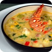 Light Lobster Corn Chowder