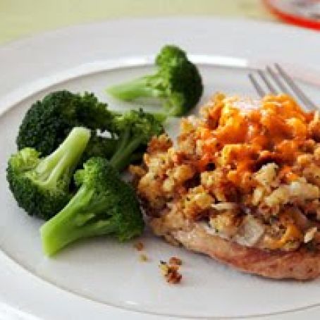 Pork Chop Stuffing Bake