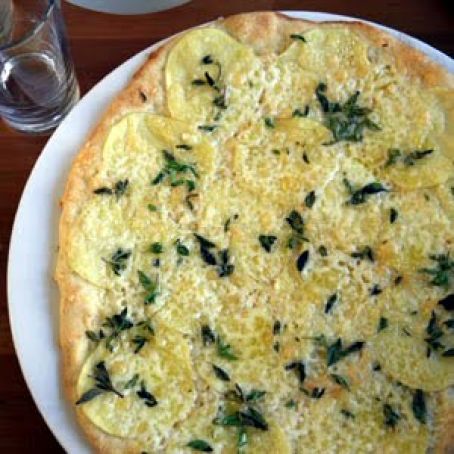 Potato, fontina & oregano Pizza