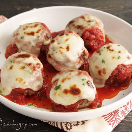 Low Carb Meatballs a la Parmigiana