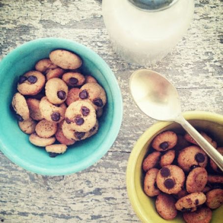 Paleo Cookie Crisp Cereal- gluten, grain & dairy free