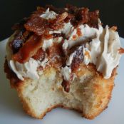 French Toast and Bacon Cupakes