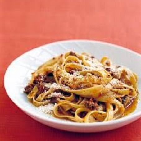 Pasta and Easy Italian Meat Sauce