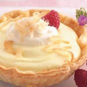 Coconut-Lemon Cream Tartlets