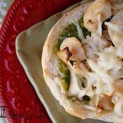 Chicken Pesto French Bread Sandwich