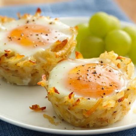 Hash brown Egg Nests