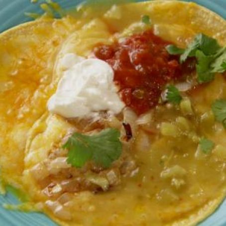 Easy Green Chile Enchiladas
