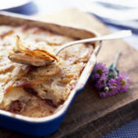 Scalloped Potatoes with Ham