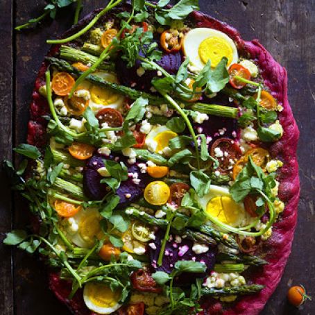 Beet Crust Pizza