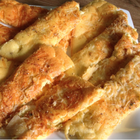 Oopsie Parmesan Breadsticks