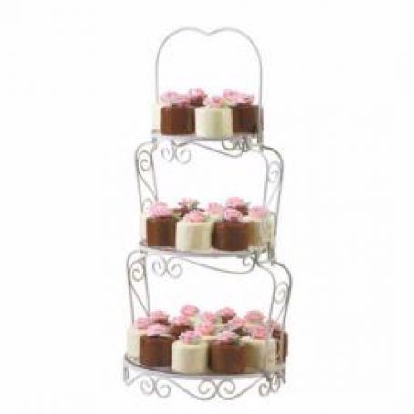 Petaled Petit Fours Mini Cakes