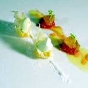 Tomato Seeds with Orange and Yogurt with Oil