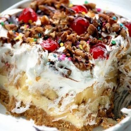 Banana Split Pie