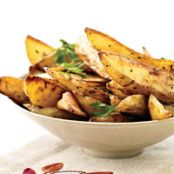 Oven Fries with Roasted Garlic