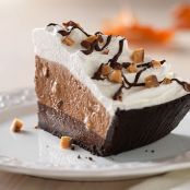 Fudge-Bottom Candy Crunch Pie