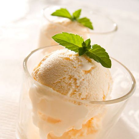 Apricot Zabaglione Ice Cream