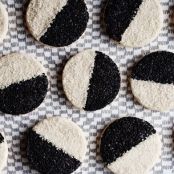 Black and White Sesame Seed Cookies