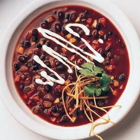 Speedy Black Bean Soup