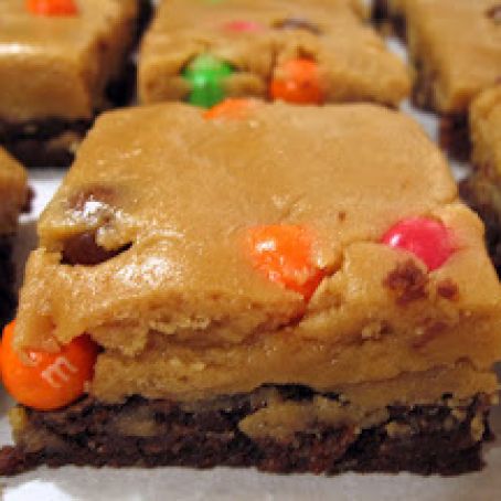 Peanut Butter Cookie Dough Brownies