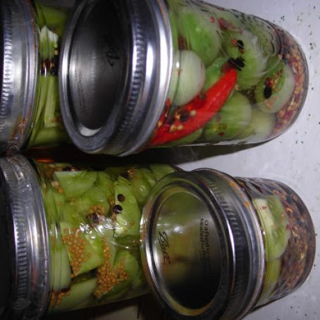 Pickled Green Tomatoes